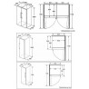 Side by Side Siemens KA95FPXCP 'Olimpo