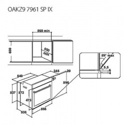 Horno Whirlpool OAKZ97961 SP IX 'KC