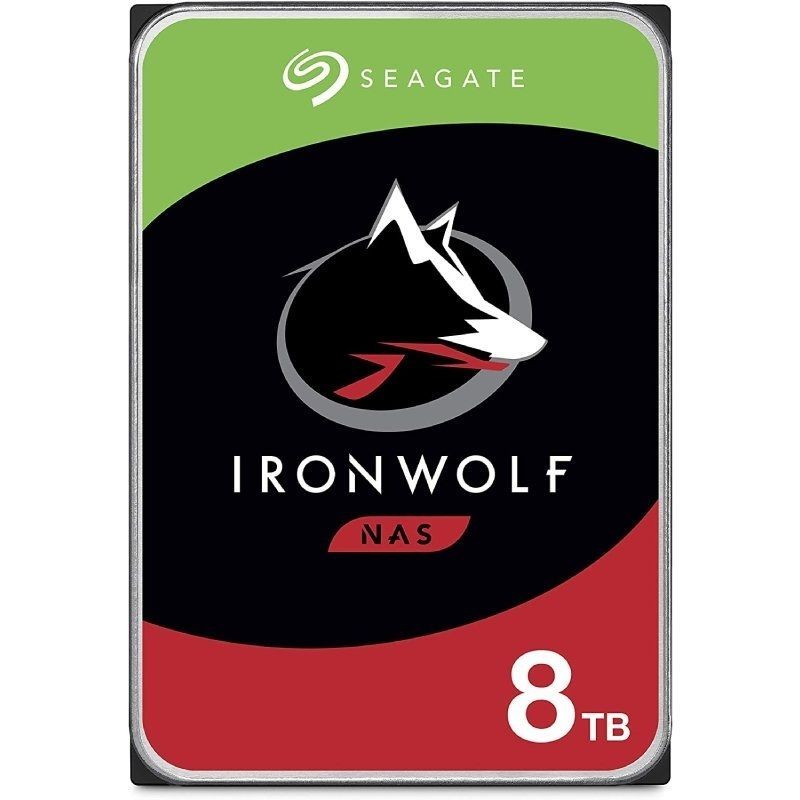 Disco Duro Seagate IronWolf ST8000VN004 8TB/ 3.5/ SATA III/ 256MB