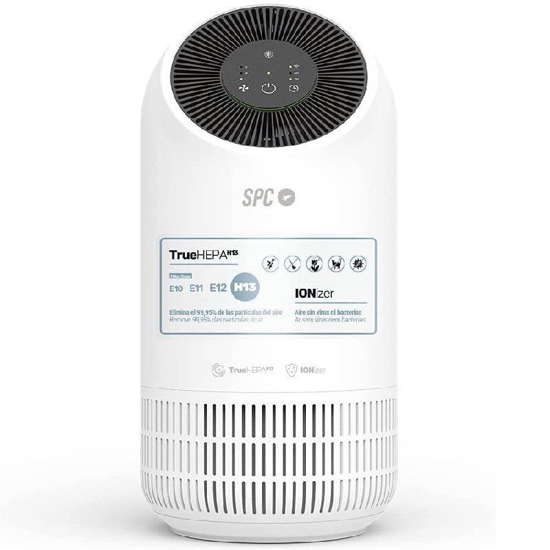 Purificador de Aire SPC Espirare ION/ Filtro HEPA/ WiFi/ Hasta 32m2/ 43dB