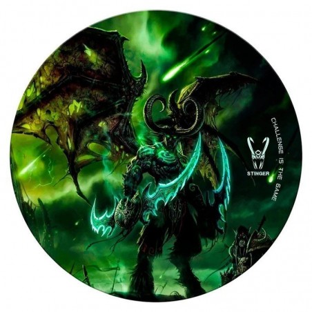 Alfombra Gaming Woxter Stinger Floorpad/ Verde