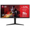 Monitor Gaming Ultrapanorámico LG 34WP65G-B 34/ WFHD/ 1ms/ 75Hz/ IPS/ Negro