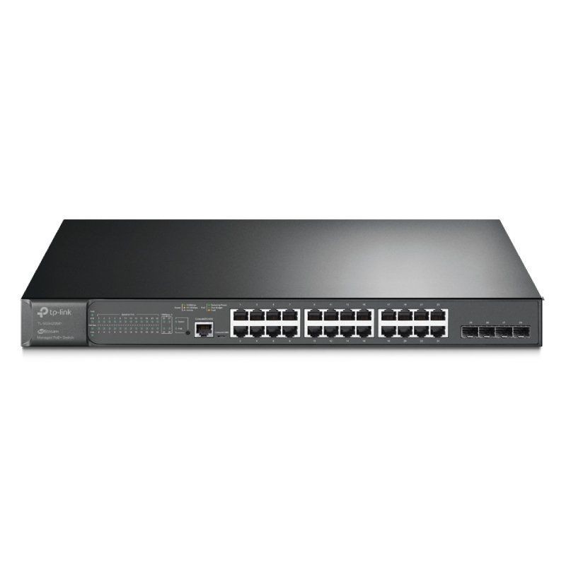 Switch TP-Link Gigabit L2 JetStream TL-SG3428MP 28 Puertos/ RJ-45 10/100/1000 PoE/ SFP