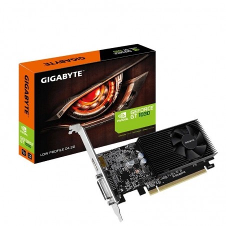 Tarjeta Gráfica Gigabyte GeForce GT 1030 D4 2G/ 2GB GDDR4/ Perfil Bajo