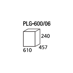 Planchas a Gas de 6mm, PLG-600/06