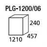 Planchas a Gas de 6mm, PLG-1200/06